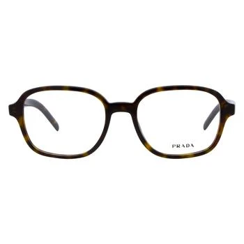 推荐Prada Square Eyeglasses PR08XV 2AU1O1 Dark Havana 54mm 08XV商品