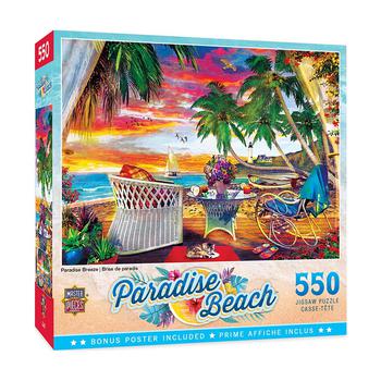 商品MasterPieces 550 Piece Jigsaw Puzzle For Adults, Family, Or Kids - Paradise Breeze - 18"x24"图片