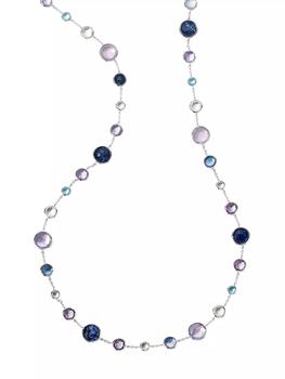 商品Ippolita | Lollipop® Sterling Silver & Multi-Stone Lavanda Lollitini Long Necklace,商家Saks Fifth Avenue,价格¥18839图片