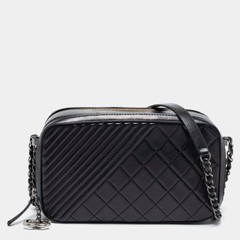 chanel包, [二手商品] Chanel | Chanel Black Quilted Leather Coco Boy Camera Case Bag商品图片 满1件减$100, 满减