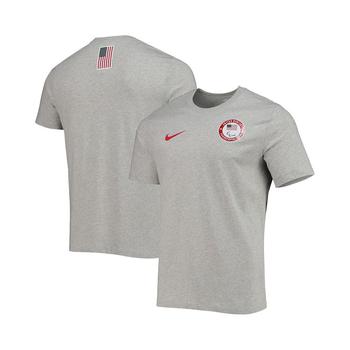 美国nike, NIKE | Men's Heathered Gray U.S. Paralympics Puck T-Shirt商品图片 