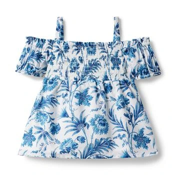 Janie and Jack | Floral Print Top (Toddler/Little Kids/Big Kids) 9折