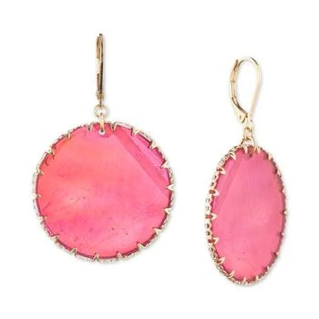 Lonna & Lilly | Gold-Tone Mother-of-Pearl Disc Drop Earrings 独家减免邮费