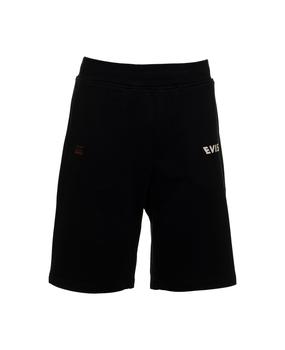 时尚惠美寿男装, Evisu | Evisu Man's Komainu Vintage Japanese Black Cotton Shorts商品图片 7折