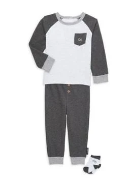 Calvin Klein | Baby Boy's 3-Piece Tee, Pants & Socks Set 5.6折