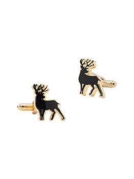 商品Stag Deer Gold Cufflinks图片