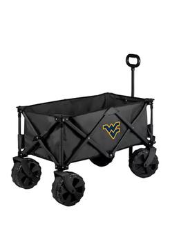商品NCAA West Virginia Mountaineers Adventure Wagon Elite All Terrain Portable Utility Wagon图片