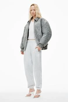 Alexander Wang | PUFF LOGO SWEATPANT IN STRUCTURED TERRY,商家alexanderwang,价格¥2351