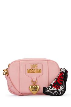 推荐Love Moschino Logo-Plaque Charm Detail Crossbody Bag商品