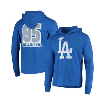 Majestic, Majestic | Men's Cody Bellinger Royal Los Angeles Dodgers Softhand Player Long Sleeve Hoodie T-shirt商品图片 7.3折
