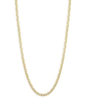 Milanesi And Co | 18K Yellow Gold on Sterling Silver 6mm Mariner Link Chain Necklace,商家Bloomingdale's,价格¥2393