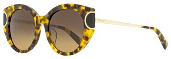 推荐Salvatore Ferragamo Women's Alternative Fit Sunglasses SF840SA 215 Tokyo Tortoise/Gold 54mm商品