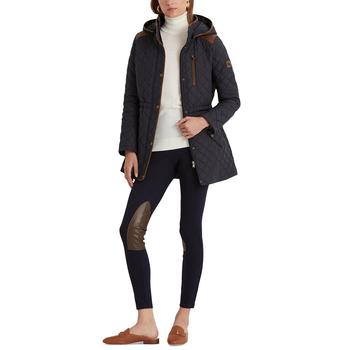 Women's Hooded Quilted Coat, Created by Macy's