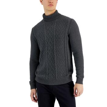 商品Club Room | Men's Chunky Turtleneck Sweater, Created for Macy's,商家Macy's,价格¥177图片