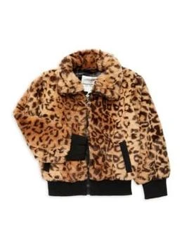 Urban Republic | Little Girl's Faux Fur Jacket,商家Saks OFF 5TH,价格¥150