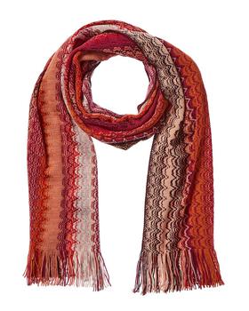 Missoni | Missoni Wool-Blend Scarf, Orange商品图片,3.5折×额外8.5折, 额外八五折