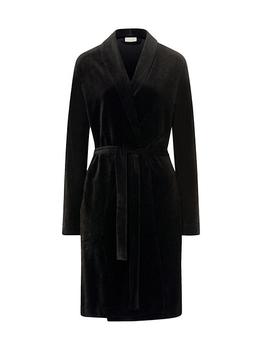 商品Hanro | Knee-Length Velvet Robe,商家Saks Fifth Avenue,价格¥2157图片