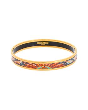 美国爱马仕手镯, [二手商品] Hermes | Hermes Enamel Narrow Bangle PM (Authentic Pre-Owned)商品图片 