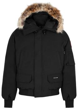 canada goose chilliwack直邮, Canada Goose | Chilliwack fur-trimmed Arctic-Tech bomber jacket商品图片 