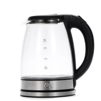 Uber Appliance | Uber Appliance 1.8L Glass & Stainless Steel Water Boiler, Heater & Electric Tea Kettle,商家Premium Outlets,价格¥410