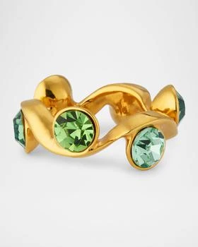Oscar de la Renta | Crystal Wave Ring,商家Neiman Marcus,价格¥2448