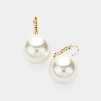 FASHNZFAB | Pearl Earrings - Cream, Gold,商家Premium Outlets,价格¥154