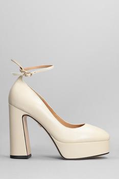 商品Lola Cruz | Lola Cruz Pumps In Beige Leather,商家Italist,价格¥1482图片