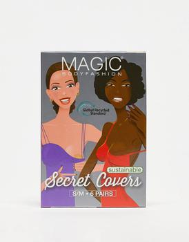 商品Magic | Magic Bodyfashion waterproof nipple covers 6 pack in beige,商家ASOS,价格¥88图片