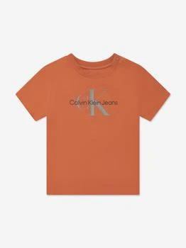 Calvin Klein | Baby Monogram T-Shirt in Auburn 额外8折, 额外八折