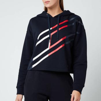 Tommy Hilfiger | Tommy Sport Women's Relaxed Flag Graphic Hoodie - Desert Sky商品图片,3.9折