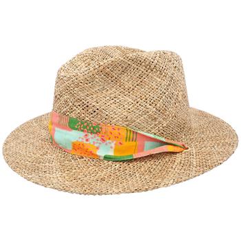 推荐Panama Ribbon Multicolored Fedora Hat商品