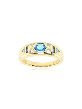 Stevie Wren | Blue Topaz Goddess Gypsy Ring,商家KIRNA ZABÊTE,价格¥26560