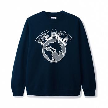 推荐Butter Goods Peace Sweatshirt - Navy商品