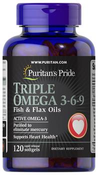 推荐Triple Omega Fish & Flax Oils 120 Softgels商品