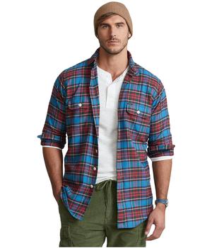 拉夫劳伦衬衫好不好, Ralph Lauren | Big & Tall Plaid Performance Twill Workshirt商品图片 