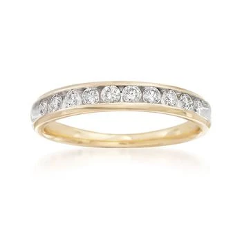 Ross-Simons | Ross-Simons Diamond Wedding Ring in 14kt Yellow Gold,商家Premium Outlets,价格¥15332