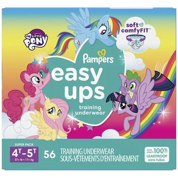 Pampers Easy Ups | Training Underwear Girls Super Size 4T-5T,商家Walgreens,价格¥279