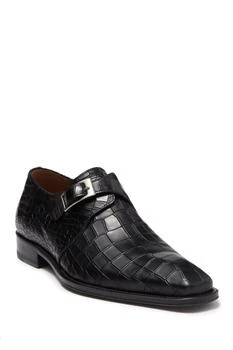 Mezlan | Croc Embossed Monk Strap Dress Shoe,商家Nordstrom Rack,价格¥1698