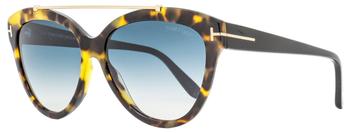 tom ford墨镜推荐, Tom Ford | Tom Ford Women's  Sunglasses TF518 Livia 56W Tortoise/Black 58mm商品图片 3.4折
