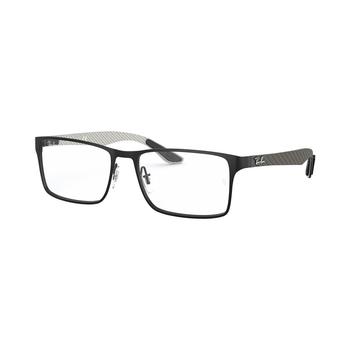 商品RX8415 Men's Rectangle Eyeglasses,商家Macy's,价格¥1752图片