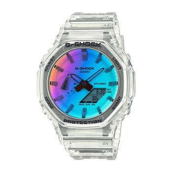 G-Shock | Men's White Resin Band Watch 45.4mm, GA2100SRS-7A商品图片,