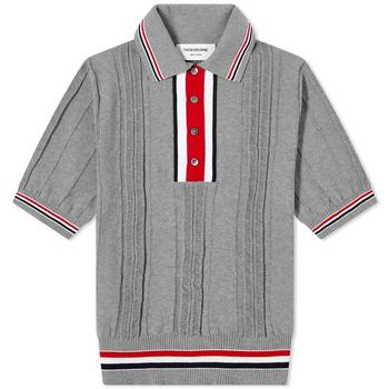 Thom Browne | Thom Browne RWB Cricket Stripe Polo T-Shirt商品图片,4.1折