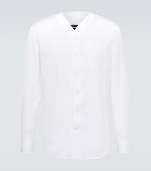 Giorgio Armani | 长袖棉质斜纹布衬衫商品图片,6折