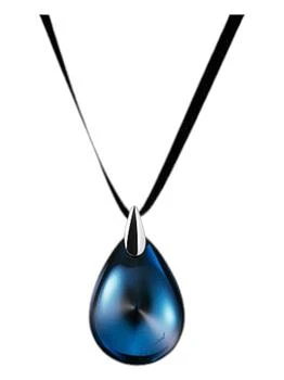 Baccarat | Baccarat 2611862 Psydelic Riviera Blue Crystal Pendant Silver Necklace,商家Premium Outlets,价格¥1717