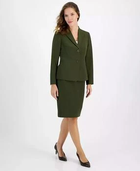Le Suit | Two-Button Jacket & Pencil Skirt Suit Set, Regular & Petite,商家Macy's,价格¥740