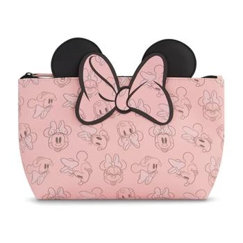 Disney | Ful Minnie Mouse 3D Bow and Ears Trapezoid Cosmetic Bag,商家Premium Outlets,价格¥157