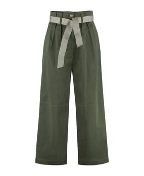 PINKO | Penni High-waist Wide-leg Trousers商品图片,