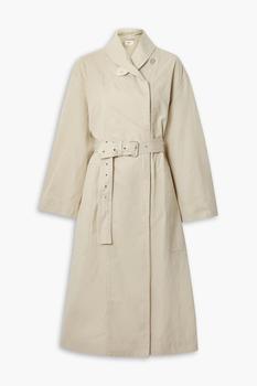 商品Isabel Marant Étoile | Peter oversized belted cotton and linen-blend trench coat,商家THE OUTNET US,价格¥2441图片