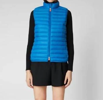 Save The Duck | Charlotte Puffer Vest In Blue Berry,商家Premium Outlets,价格¥844