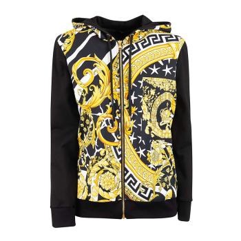 范思哲短袖价格, Versace | VERSACE 范思哲 女士黑色logo印花休闲夹克 A83307-A231036-A7900商品图片 满$100享9.5折, 满折